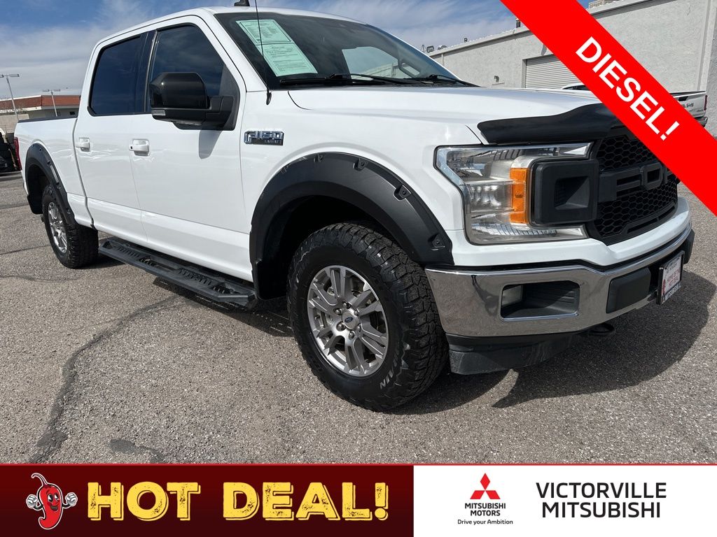 Oxford White 2019 Ford F-150 Lariat SuperCrew 4WD Pickup Truck Four-Wheel Drive Automatic