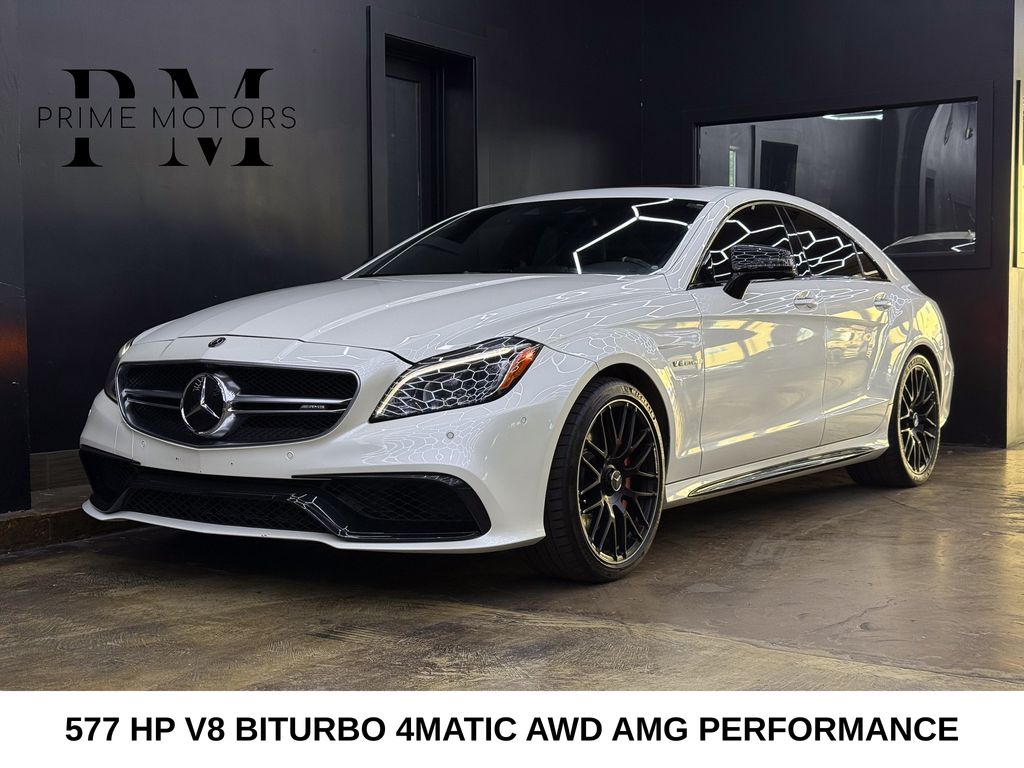 White 2017 Mercedes-Benz CLS Sedan All-Wheel Drive 7-Speed Automatic