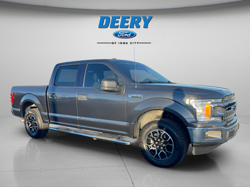 Gray (Magnetic) 2018 Ford F-150 XLT SuperCrew RWD Pickup Truck 4X2 10-Speed Automatic