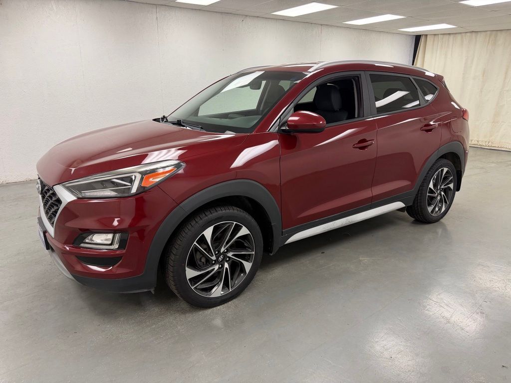 Gemstone Red 2020 Hyundai Tucson SUV / Crossover All-Wheel Drive 6-Speed Automatic