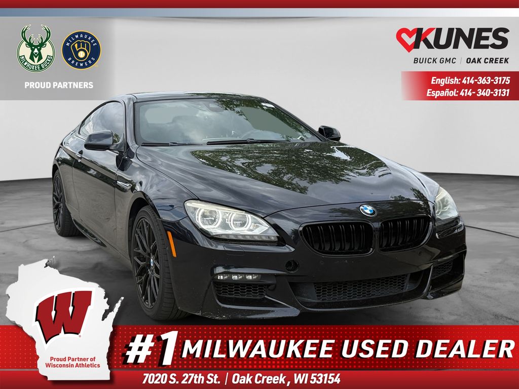 Carbon Black Metallic 2014 BMW 6 Series Coupe All-Wheel Drive 8-Speed Automatic