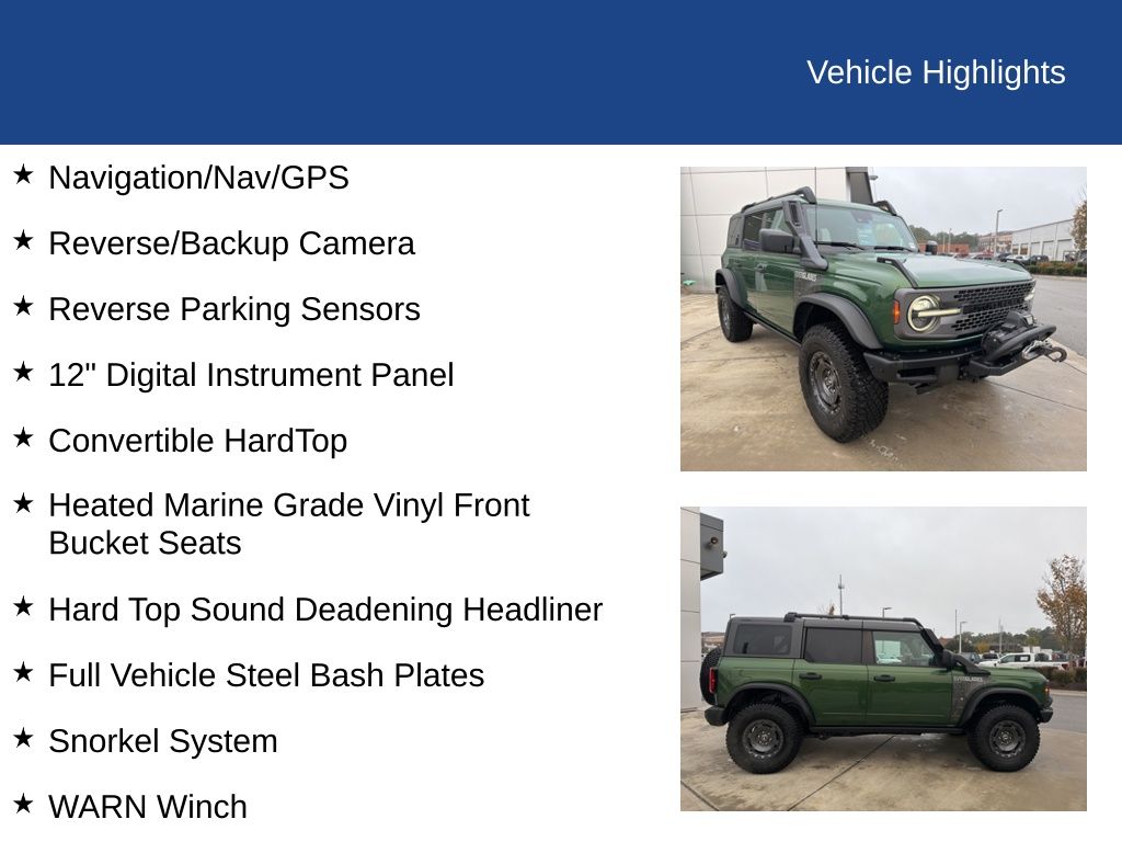 2024 Ford Bronco Everglades