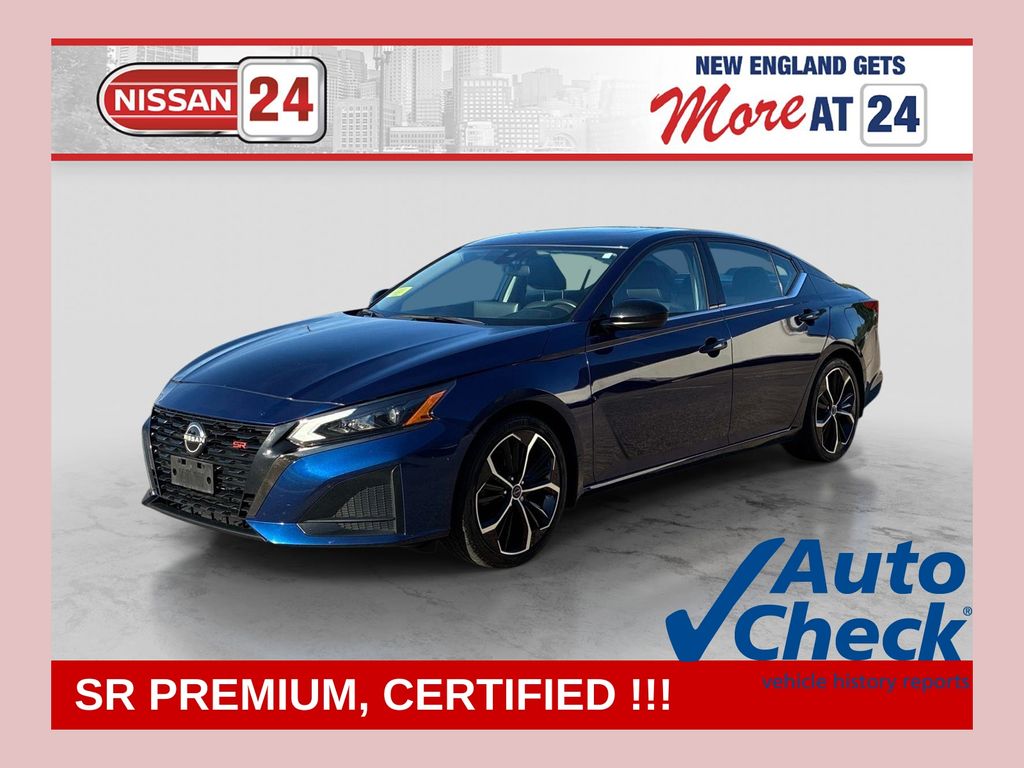 Deep Blue Pearl 2023 Nissan Altima Sedan Front-Wheel Drive Continuously Variable Transmission