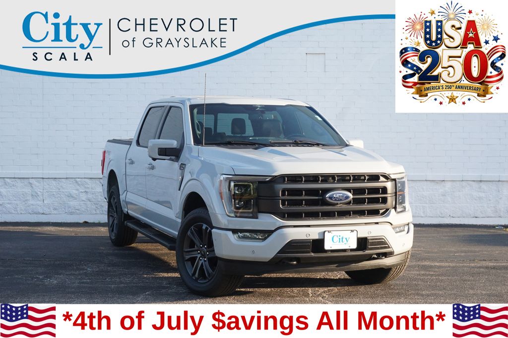 Gray 2023 Ford F-150 Pickup Truck Four-Wheel Drive Automatic