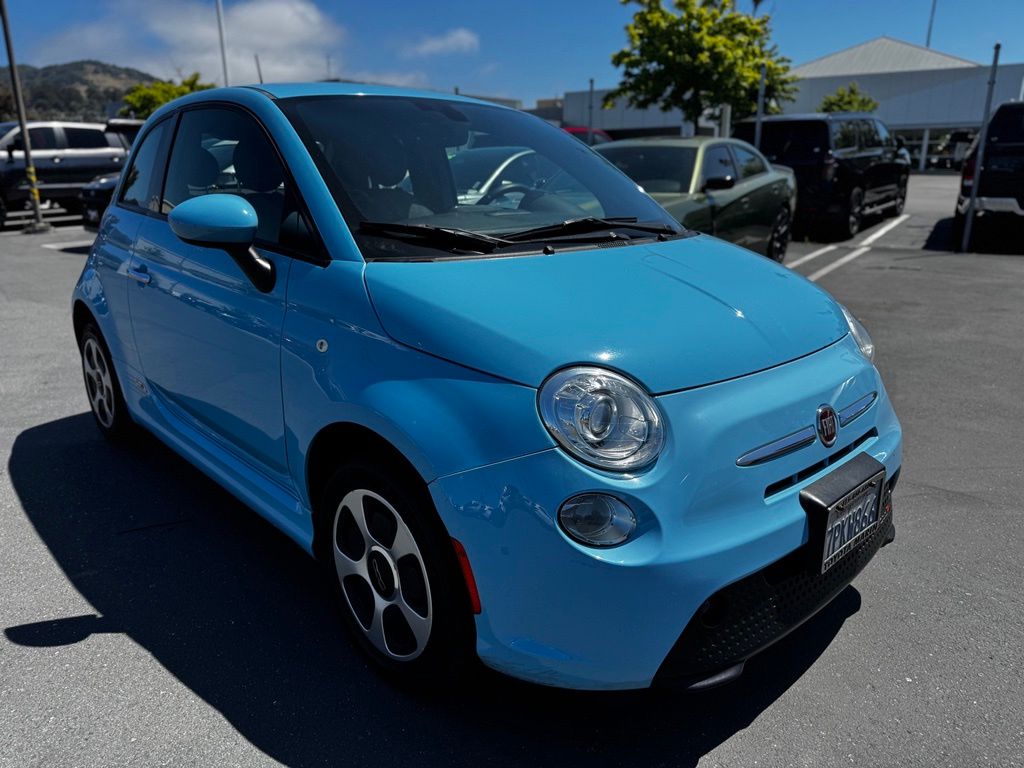 Used 2016 FIAT 500e Battery Electric with VIN 3C3CFFGE0GT165239 for sale in San Rafael, CA