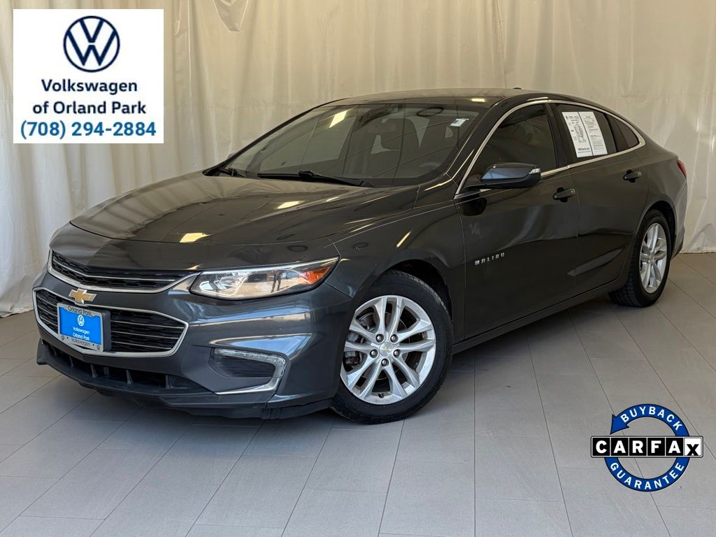 Nightfall Gray Metallic 2016 Chevrolet Malibu Sedan Front-Wheel Drive 6-Speed Automatic