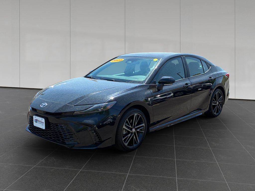 Black 2025 Toyota Camry XSE AWD Sedan All-Wheel Drive Continuously Variable Transmission