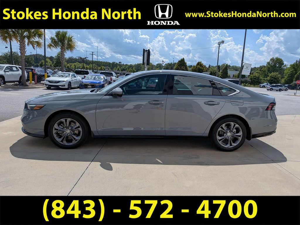 2025 Honda Accord Hybrid EX-L Gray at Stokes Honda North