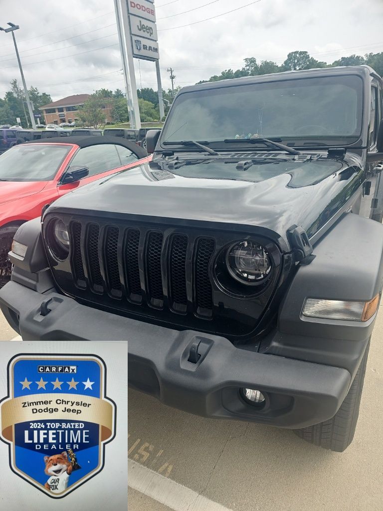 Black Clearcoat 2021 Jeep Wrangler Unlimited Sport Altitude 4WD SUV / Crossover Four-Wheel Drive 8-Speed Automatic