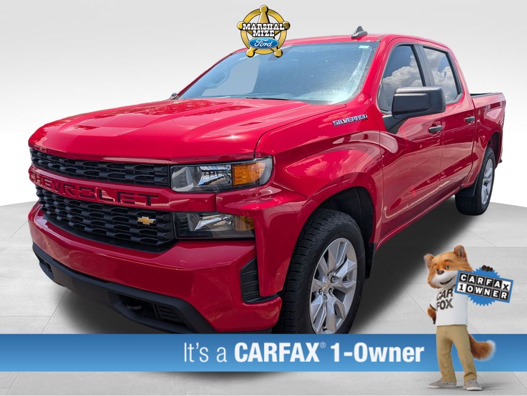  2022 Chevrolet Silverado 1500 Custom Crew Cab 4WD   