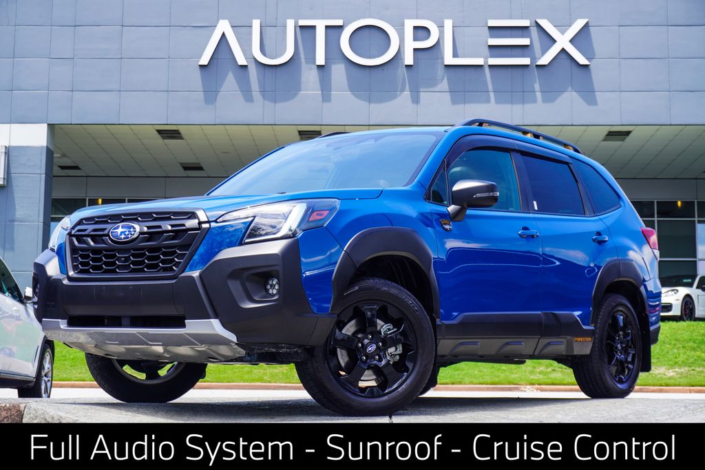 Geyser Blue 2022 Subaru Forester SUV / Crossover All-Wheel Drive Continuously Variable Transmission