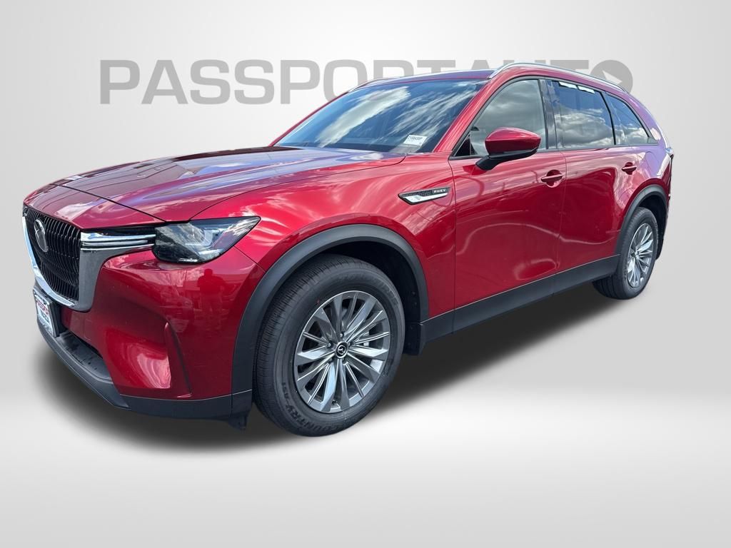 Soul Red Crystal Metallic 2024 Mazda CX-90 PHEV Preferred AWD SUV / Crossover All-Wheel Drive 8-Speed Automatic
