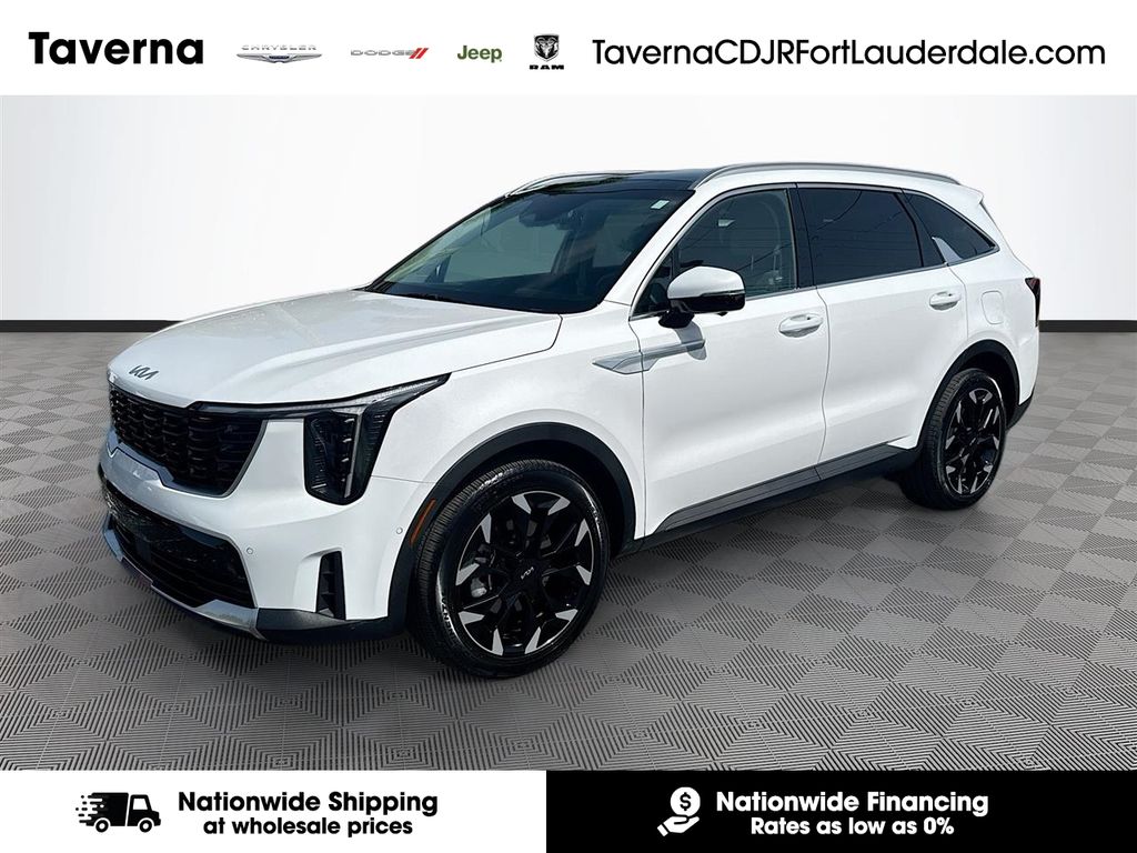 White Pearl 2025 Kia Sorento SUV / Crossover Front-Wheel Drive 8-Speed Dual Clutch