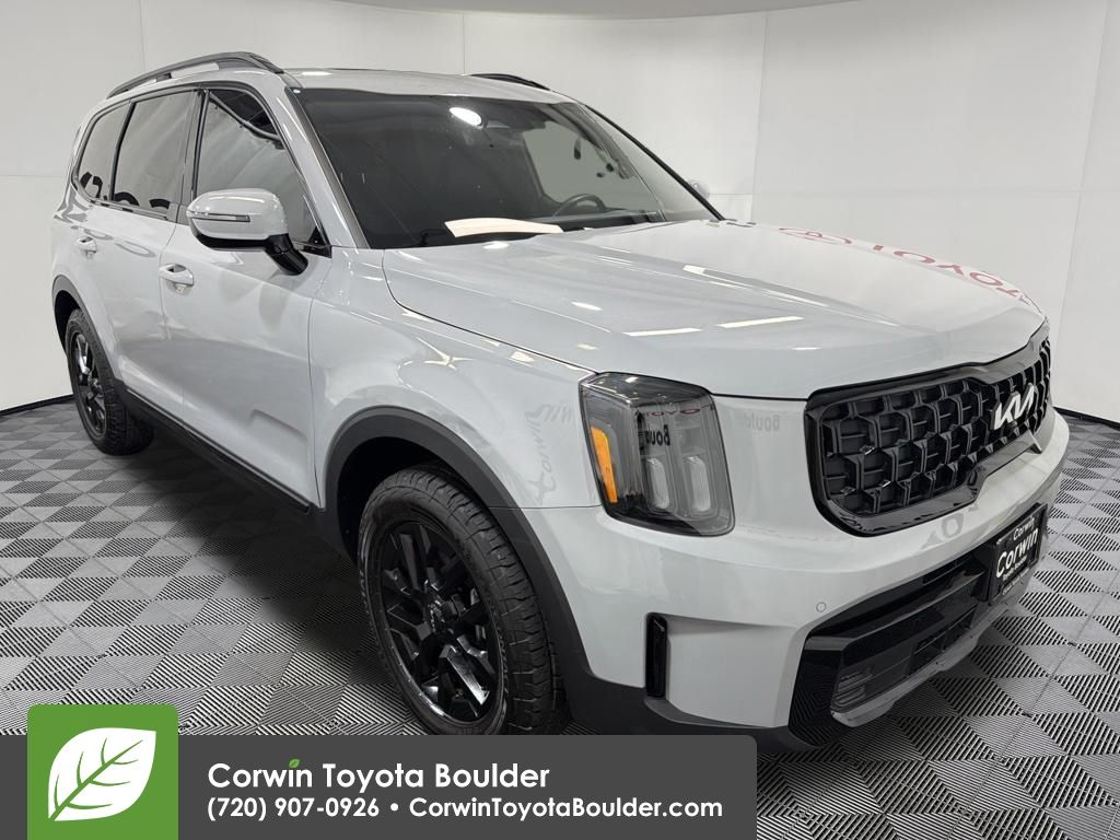 Wolf Gray 2024 Kia Telluride SX-Prestige X-Pro AWD SUV / Crossover All-Wheel Drive 8-Speed Automatic