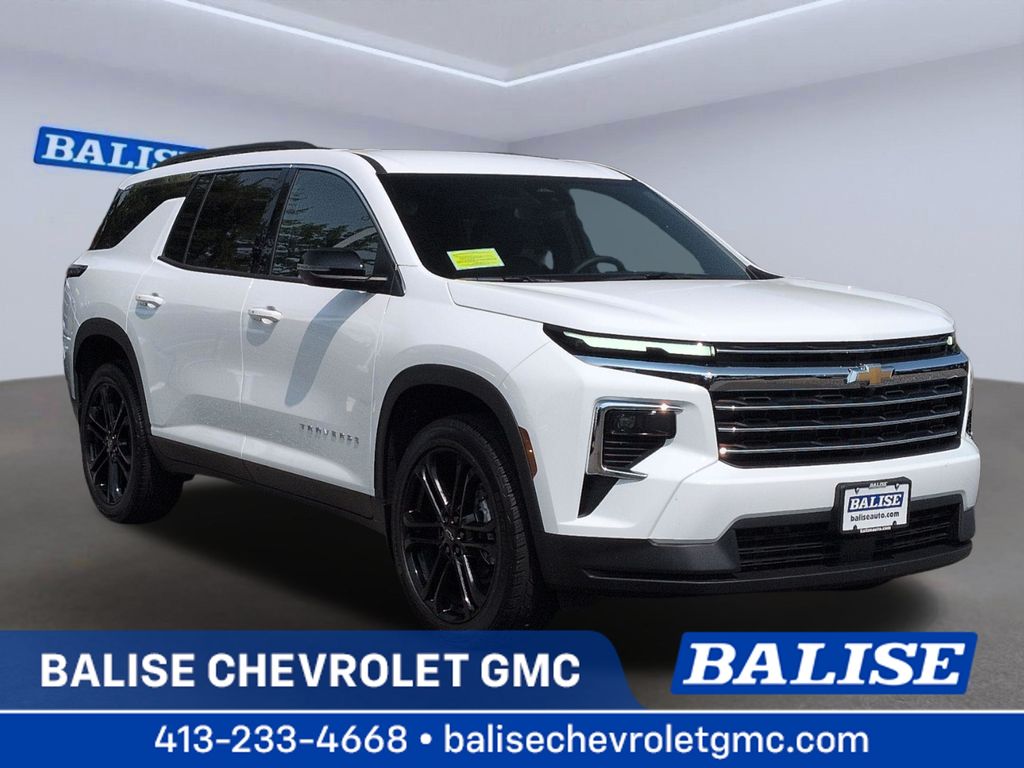 Summit White 2026 Chevrolet Traverse SUV / Crossover Four-Wheel Drive 8-Speed Automatic
