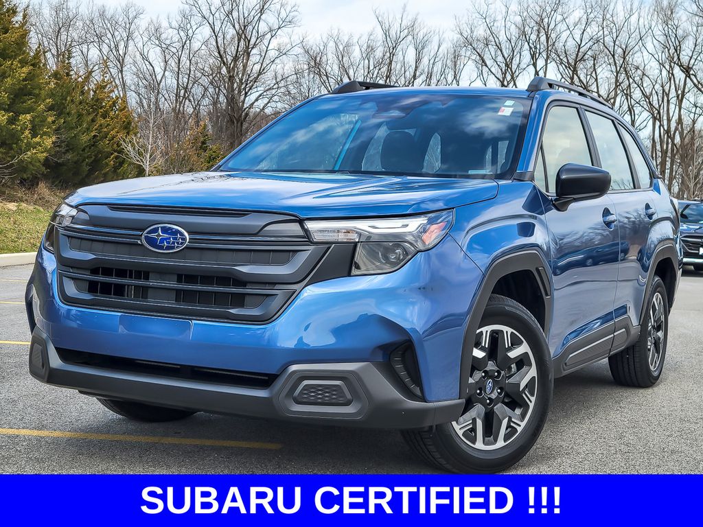 Blue 2025 Subaru Forester Crossover AWD SUV / Crossover All-Wheel Drive Continuously Variable Transmission