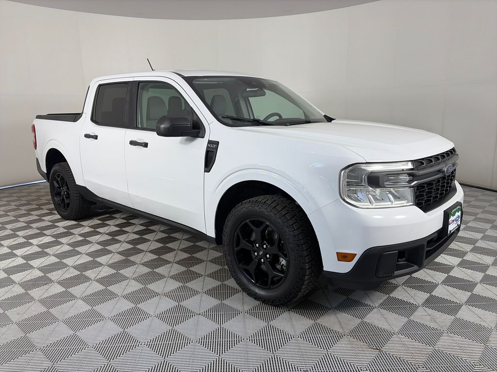 Oxford White 2022 Ford Maverick Pickup Truck All-Wheel Drive 8-Speed Automatic