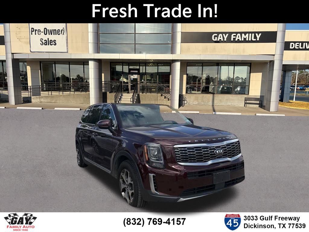 Red (Sangria) 2020 Kia Telluride SUV / Crossover Front-Wheel Drive 8-Speed Automatic