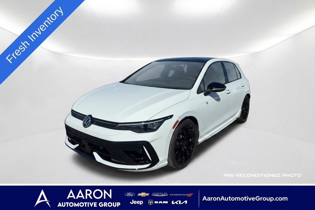 White 2025 Volkswagen Golf R Hatchback All-Wheel Drive 7-Speed Dual Clutch