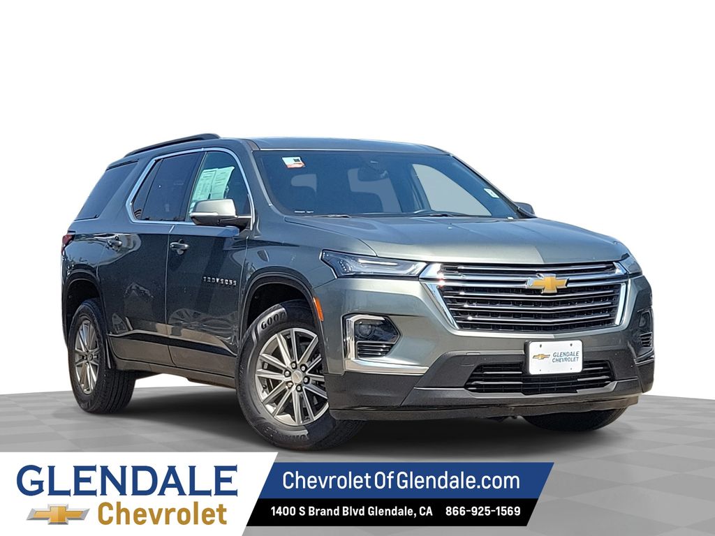 Silver Sage Metallic 2023 Chevrolet Traverse SUV / Crossover Front-Wheel Drive 9-Speed Automatic