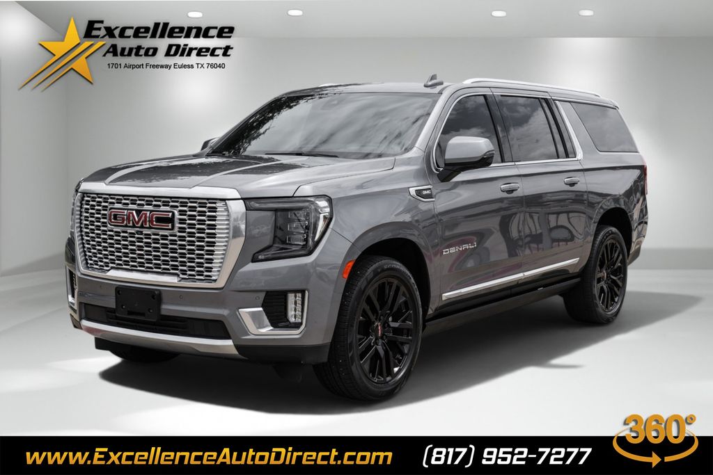 Gray (Satin Steel Metallic) 2021 GMC Yukon XL SUV / Crossover 4X2 