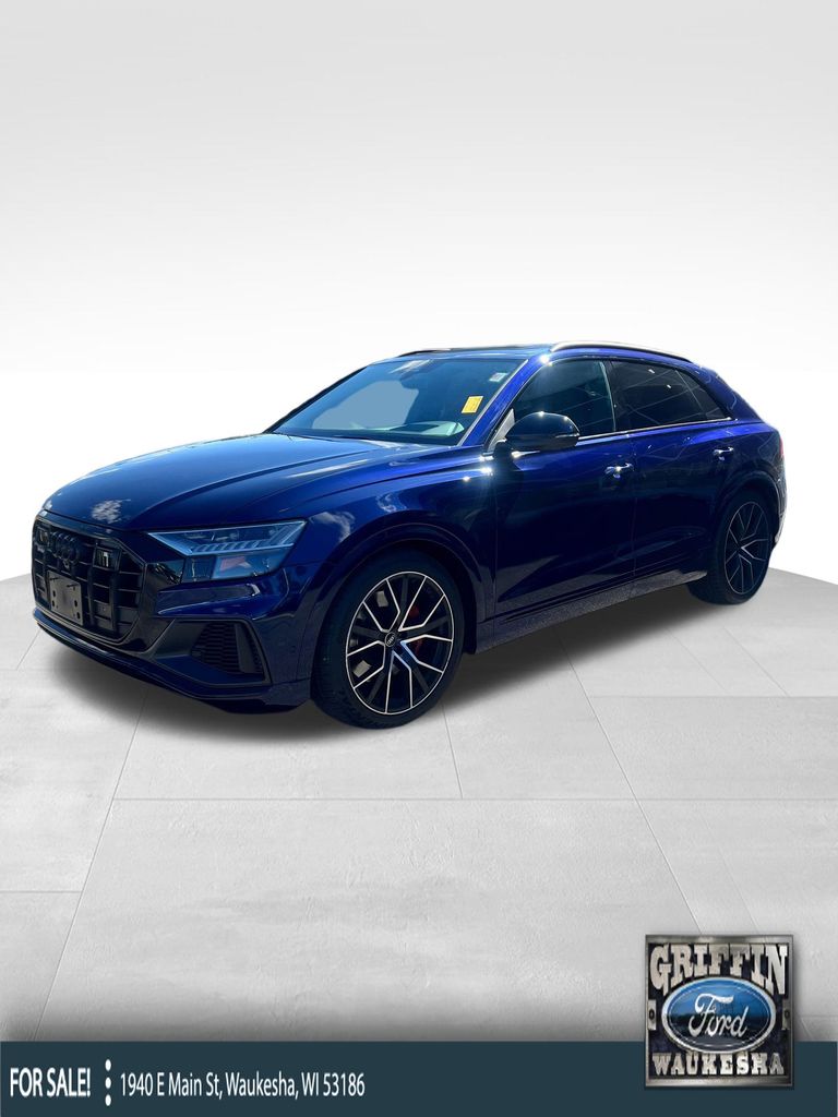 Blue Metallic 2022 Audi SQ8 SUV / Crossover All-Wheel Drive 8-Speed Automatic