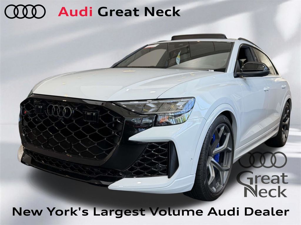 Glacier White 2026 Audi RS Q8 4.0T quattro Performance SUV / Crossover All-Wheel Drive 8-Speed Automatic