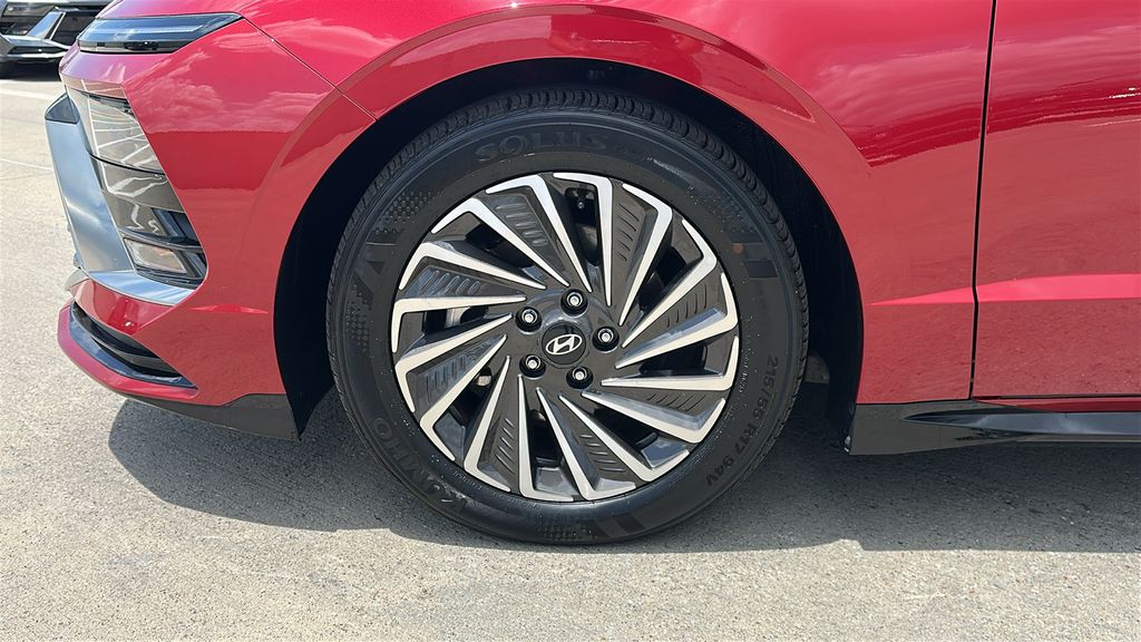 2025 Hyundai Sonata Hybrid SEL Red at DeMontrond Gulf Freeway
