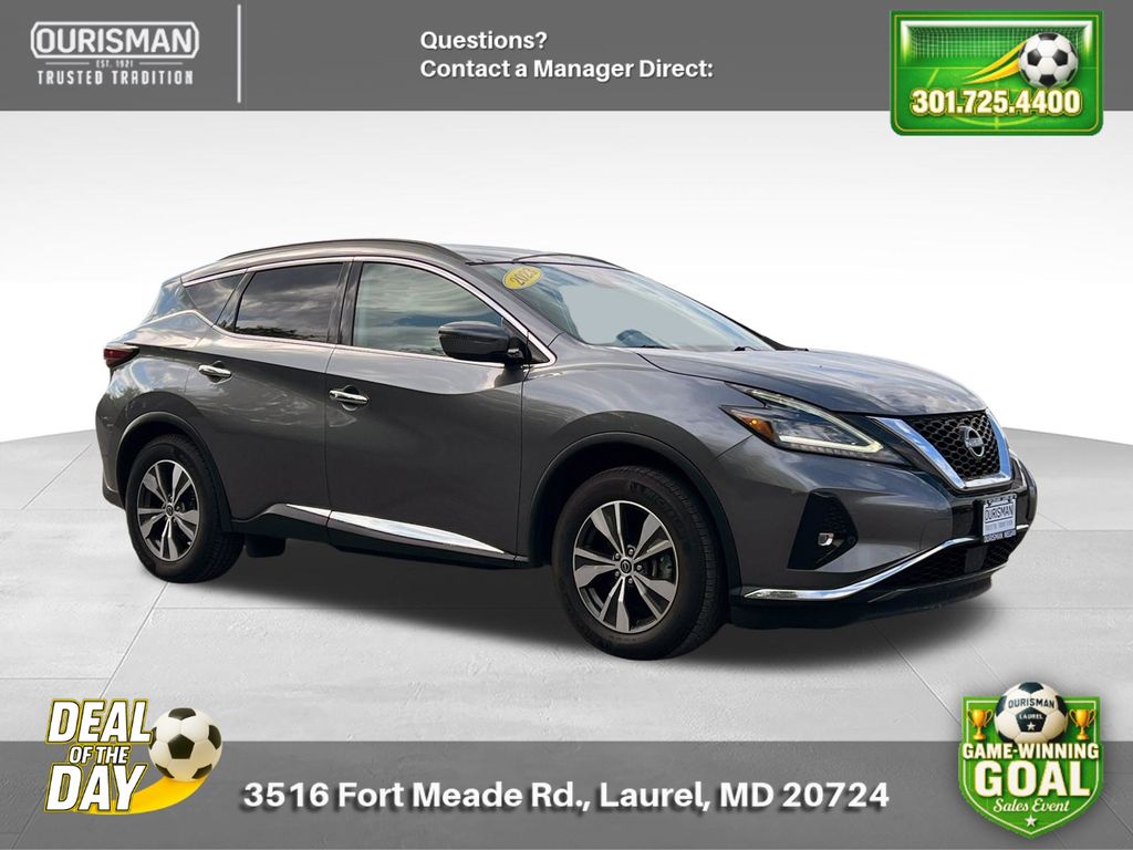 Gray (Gun Metallic) 2023 Nissan Murano SV AWD SUV / Crossover All-Wheel Drive Continuously Variable Transmission