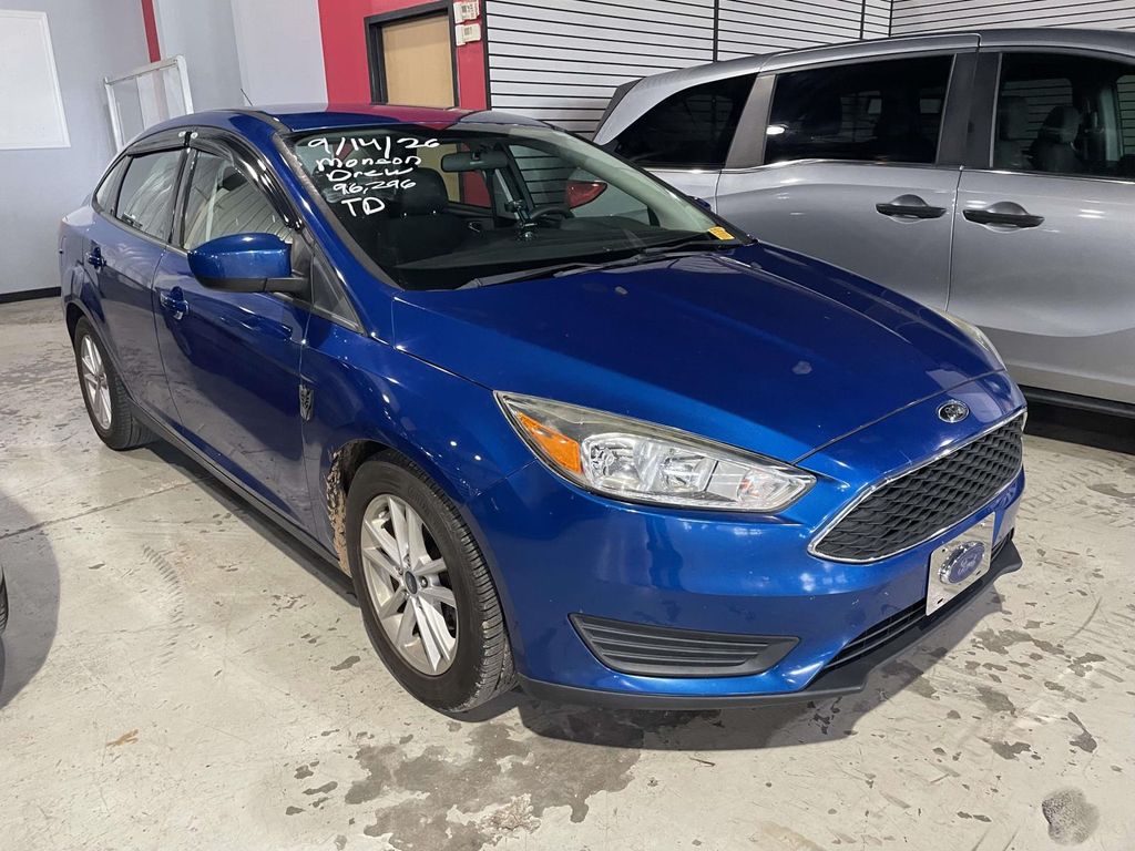 Lightning Blue Metallic 2018 Ford Focus Sedan Front-Wheel Drive 6-Speed Automatic