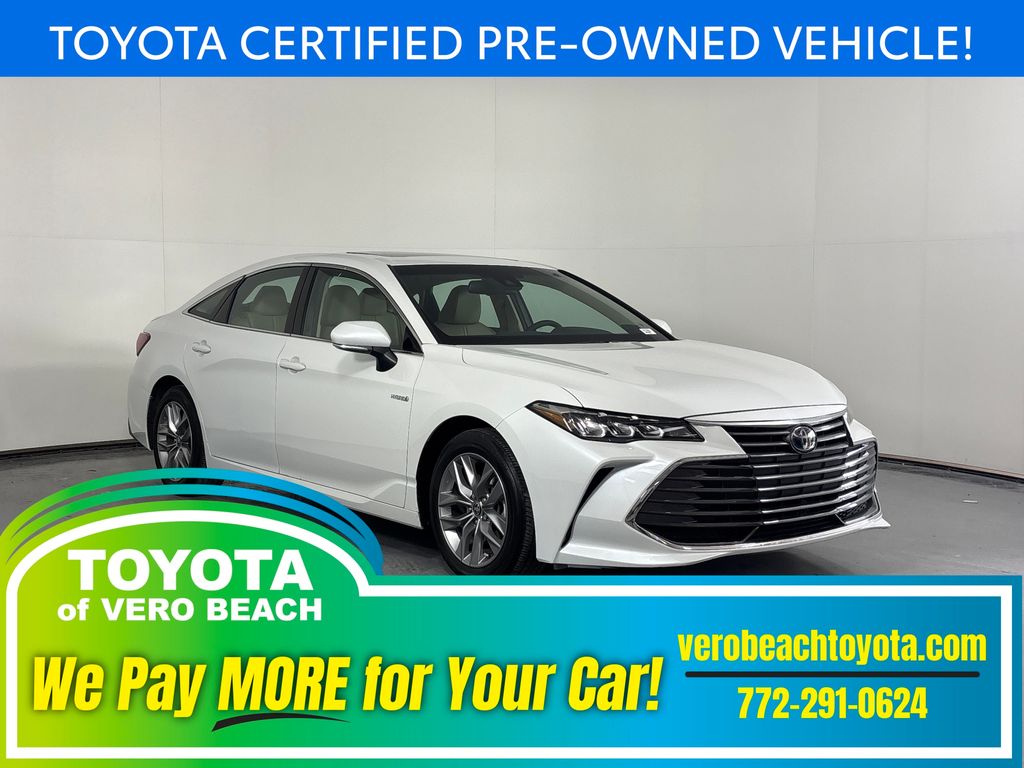 Pearl 2021 Toyota Avalon Hybrid XLE FWD Sedan Front-Wheel Drive Continuously Variable Transmission