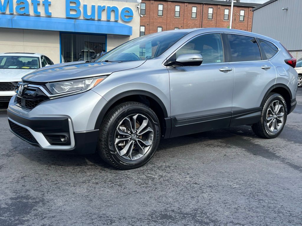 Lunar Silver Metallic 2020 Honda CR-V EX-L AWD SUV / Crossover All-Wheel Drive Continuously Variable Transmission