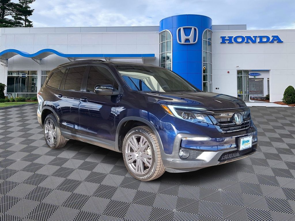 Red (Deep Scarlet Pearl) 2022 Honda Pilot Sport AWD SUV / Crossover All-Wheel Drive 9-Speed Automatic