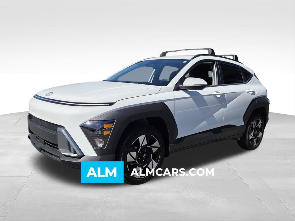 Atlas White 2025 Hyundai Kona SEL Convenience AWD SUV / Crossover All-Wheel Drive Continuously Variable Transmission