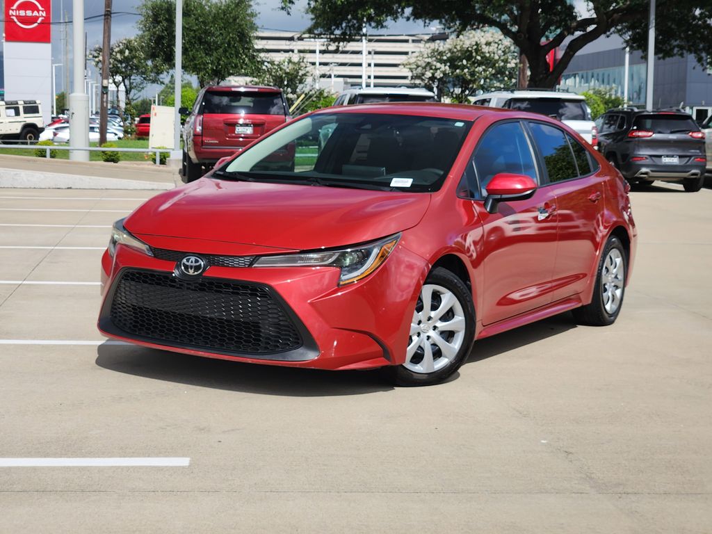 2020 Toyota Corolla LE Red at Community Toyota