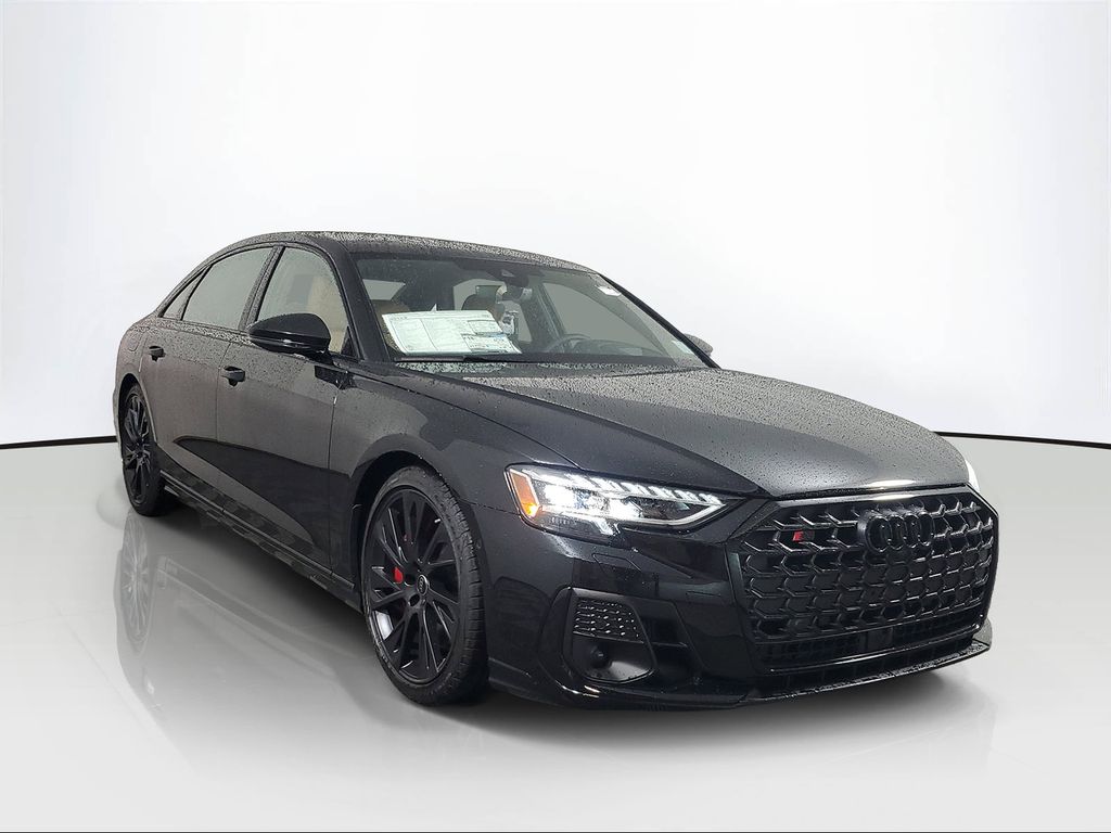 Mythos Black Metallic 2026 Audi S8 Sedan All-Wheel Drive 8-Speed Automatic