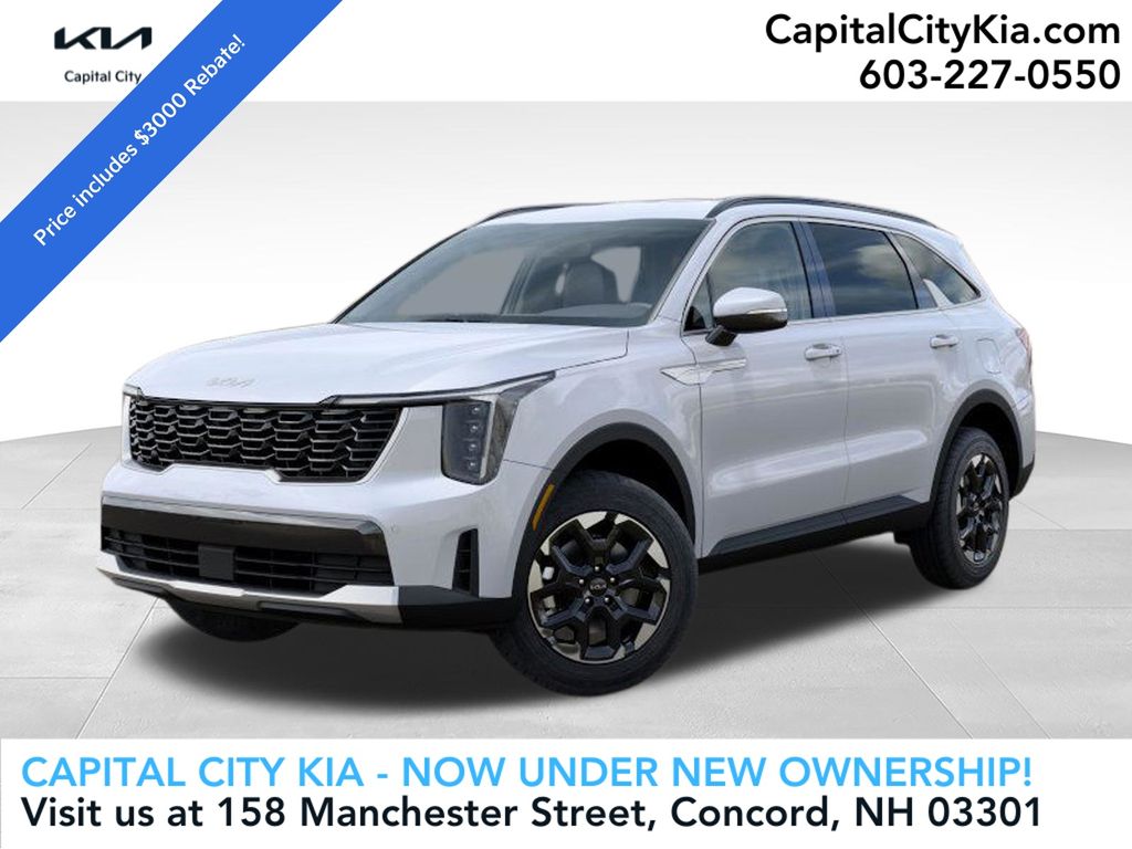 Glacial White Pearl 2026 Kia Sorento SUV / Crossover All-Wheel Drive 8-Speed Automatic