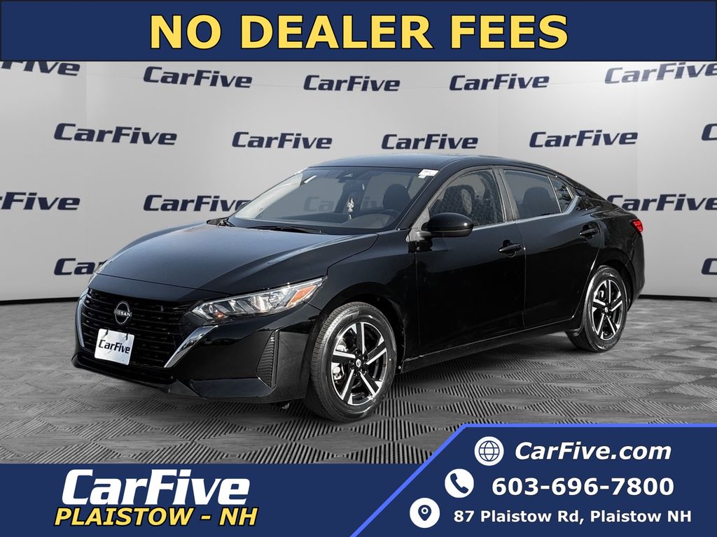 Super Black 2024 Nissan Sentra SV FWD Sedan Front-Wheel Drive Continuously Variable Transmission