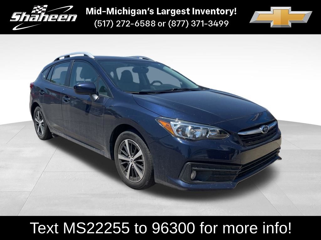 Blue Metallic 2021 Subaru Impreza Wagon All-Wheel Drive Continuously Variable Transmission