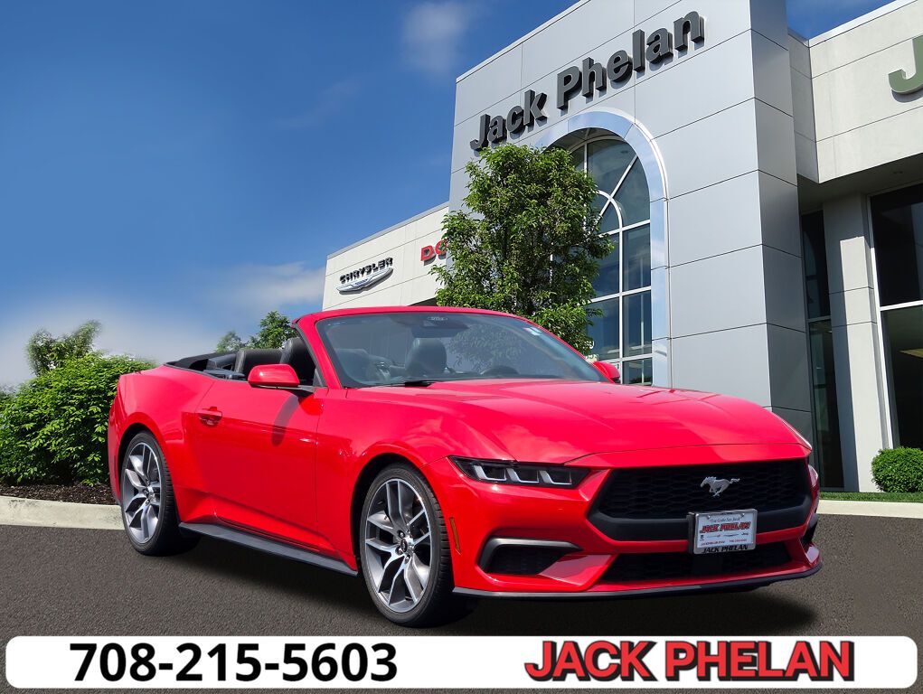 Race Red 2024 Ford Mustang Convertible Rear-Wheel Drive Automatic