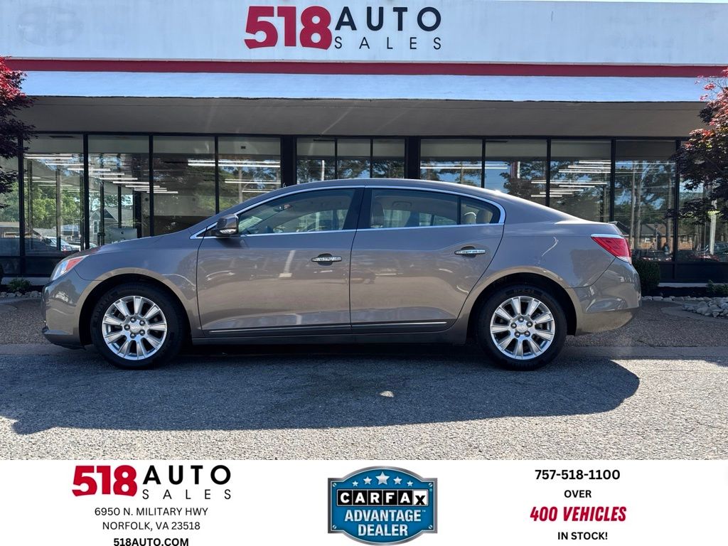 Gray (Mocha Steel Metallic) 2012 Buick LaCrosse Leather FWD Sedan Front-Wheel Drive 6-Speed Automatic