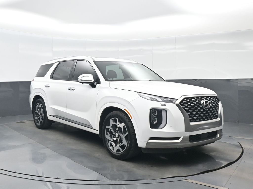 2022 Hyundai Palisade Calligraphy White at Matthews Motors of Wilmington