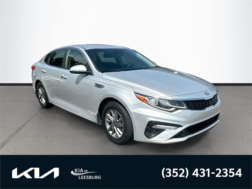 Sparkling Silver 2019 Kia Optima Sedan Front-Wheel Drive 6-Speed Automatic