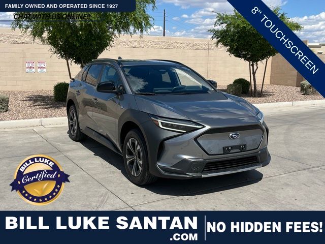 Smoked Carbon 2025 Subaru Solterra Premium AWD SUV / Crossover All-Wheel Drive 1-Speed Automatic