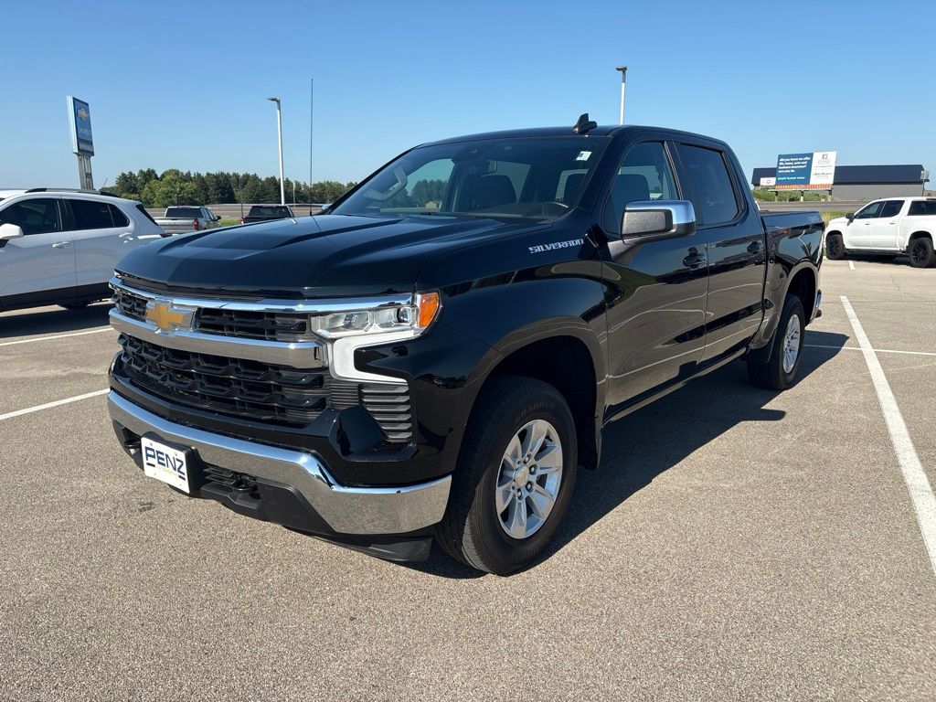 Black 2023 Chevrolet Silverado 1500 Pickup Truck Four-Wheel Drive 8-Speed Automatic