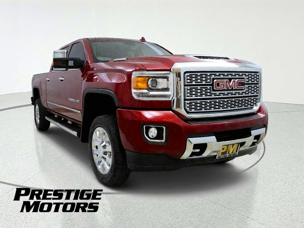 Cardinal Red 2018 GMC Sierra 2500HD Pickup Truck Four-Wheel Drive 6-Speed Automatic