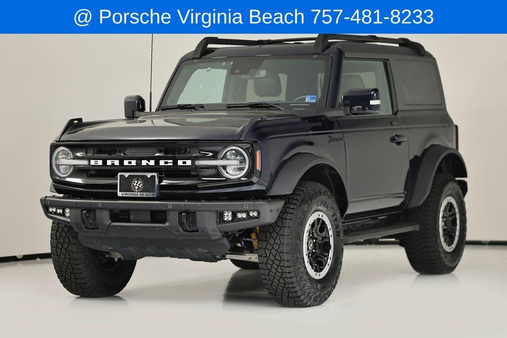 Blue Metallic 2021 Ford Bronco SUV / Crossover Four-Wheel Drive Automatic