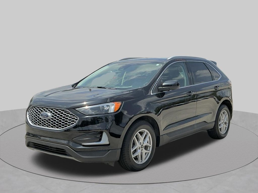 Black Metallic 2023 Ford Edge SUV / Crossover All-Wheel Drive 8-Speed Automatic