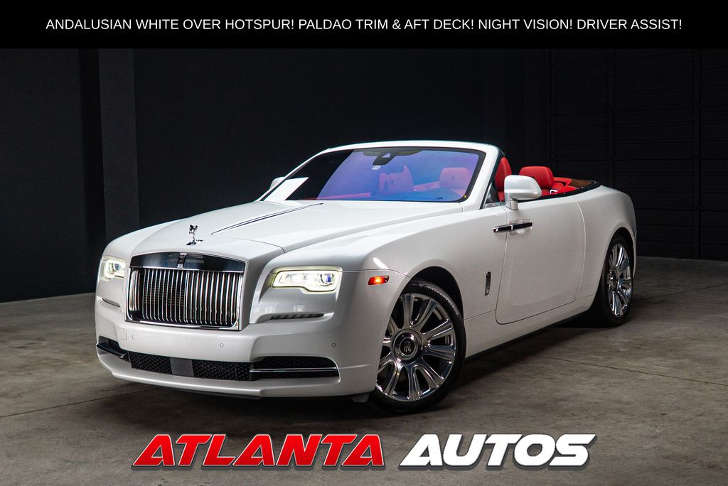 White 2016 Rolls-Royce Dawn Convertible Rear-Wheel Drive 8-Speed Automatic