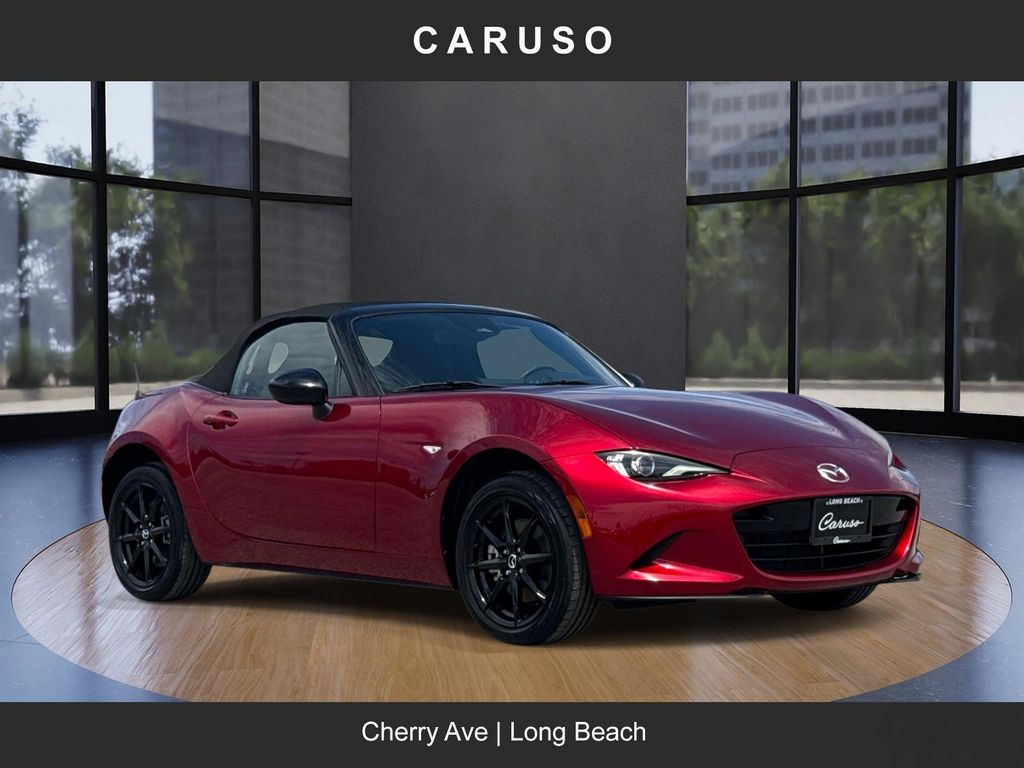 Red Crystal 2025 Mazda MX-5 Miata Convertible Rear-Wheel Drive 6-Speed Manual